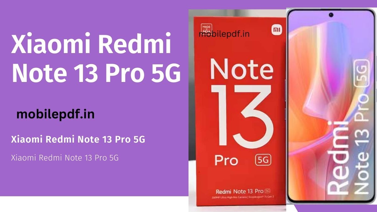 Xiaomi Redmi Note 13 Pro 5G